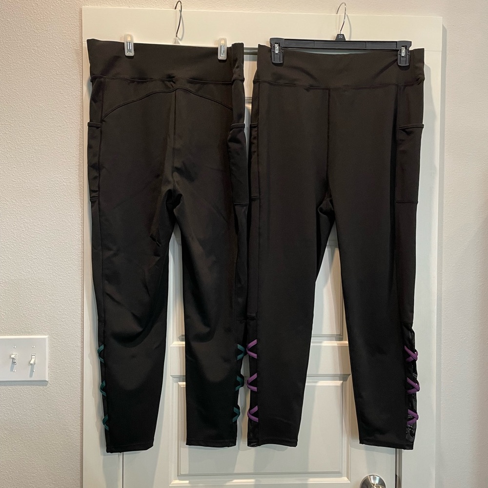 PopFit 3x Legging Capris with pockets